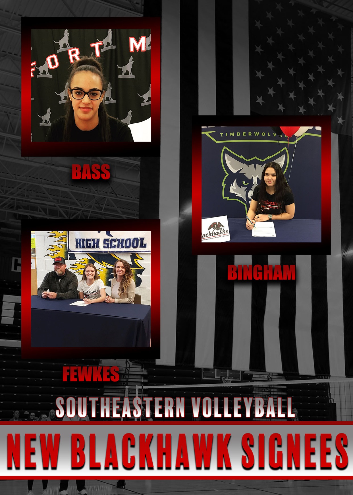 SCC Volleyball Adds Players to the 2019-2020 roster