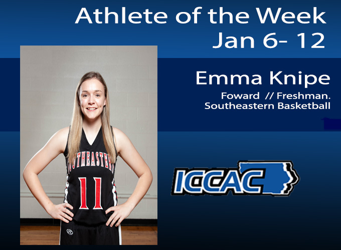 Knipe Earns ICCAC Athlete of the Week