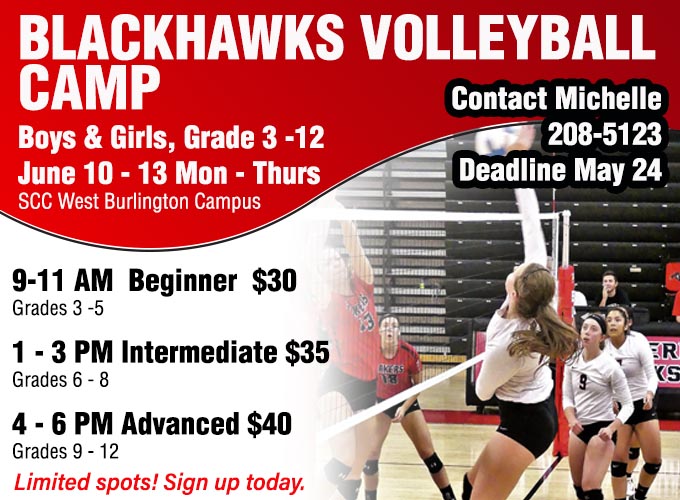 SCC Volleyball to Host Summer Camps