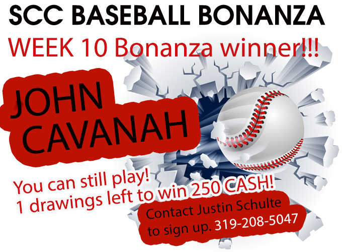 Week 10 Baseball Bonanza Winner Announced