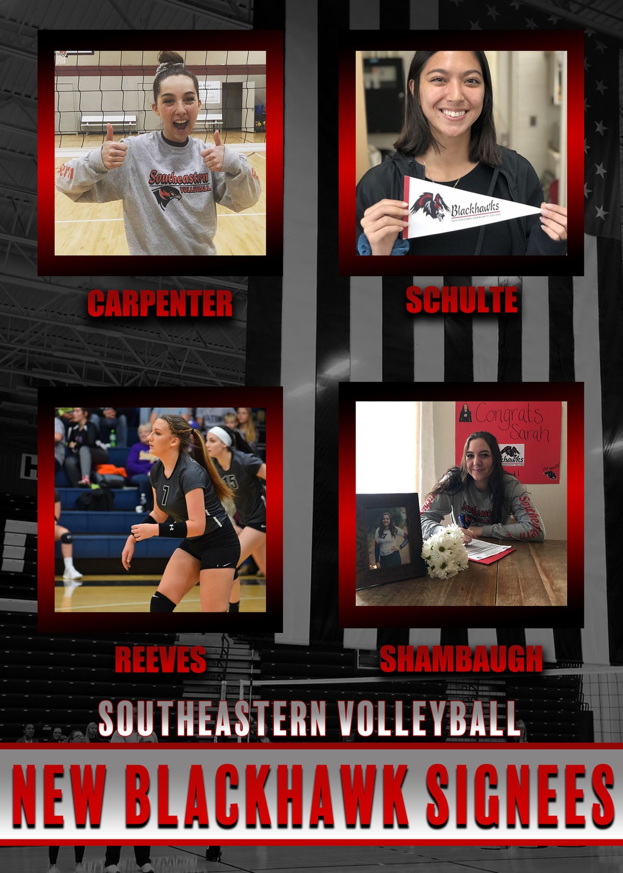 SCC Volleyball Inks Four More Players to the 2019-2020 Roster