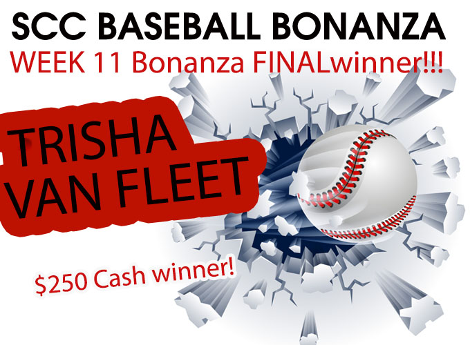 Final Baseball Bonanza $250 Winner Announced