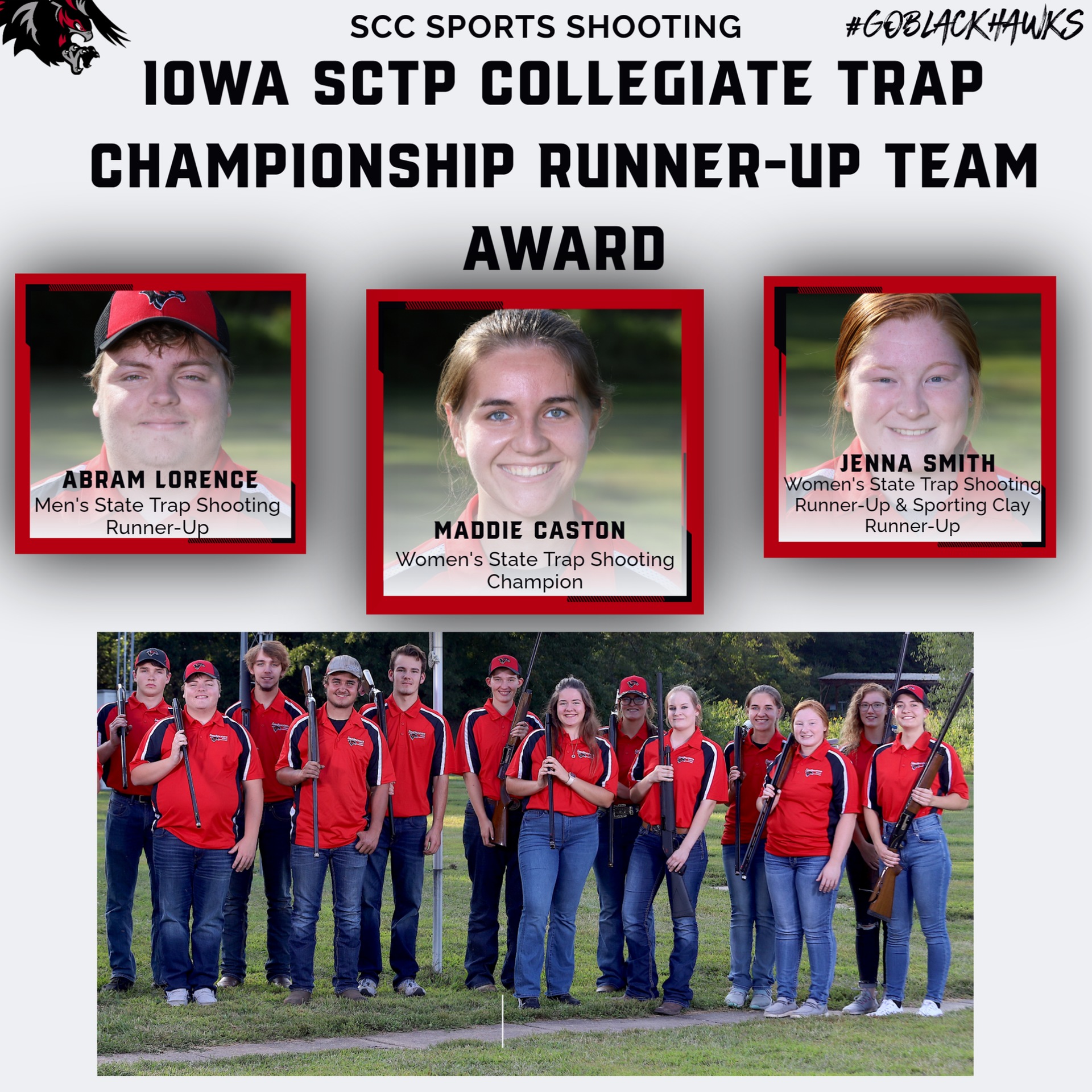 Sports Shooting Earns Iowa SCTP Collegiate Trap Runner-Up Award
