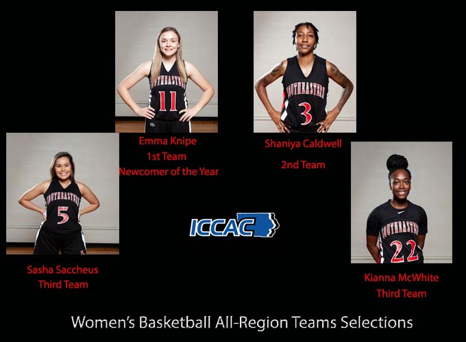 Women's Basketball Players Earn ICCAC All-Region Honors